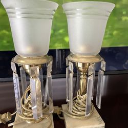 Vintage Brass Light Set