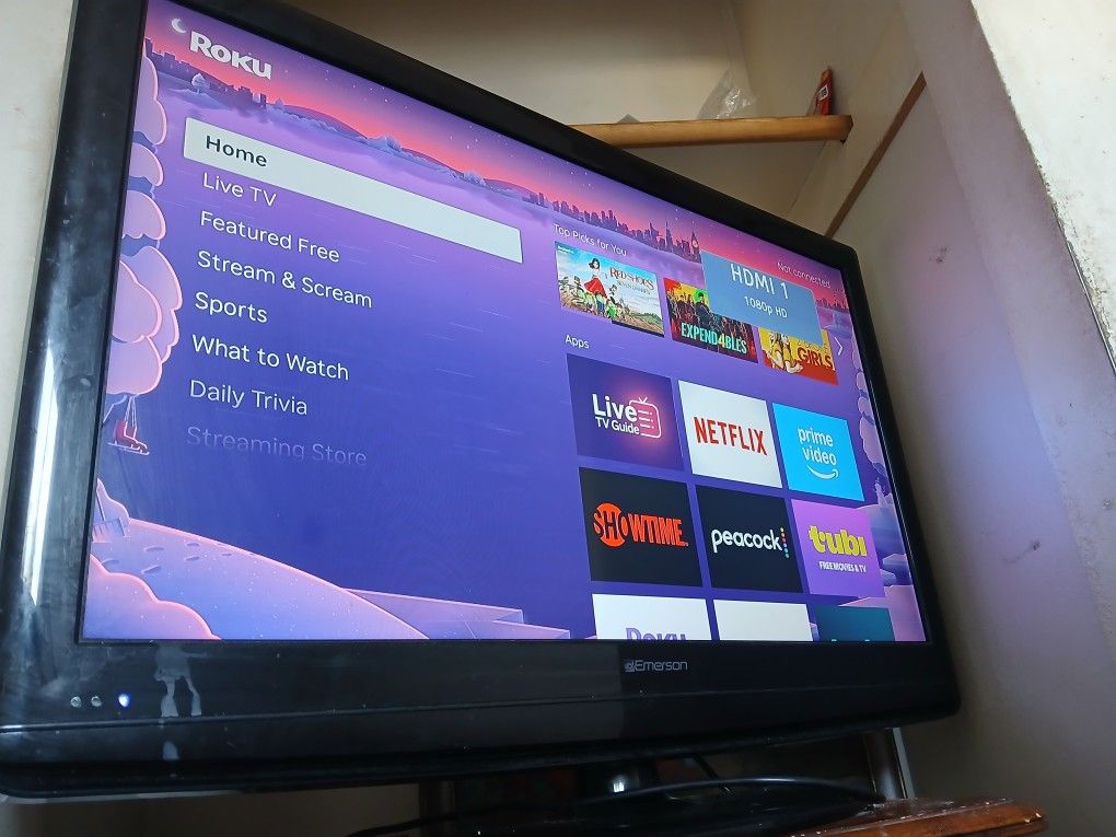 Emerson With Roku Abd Both Remotes