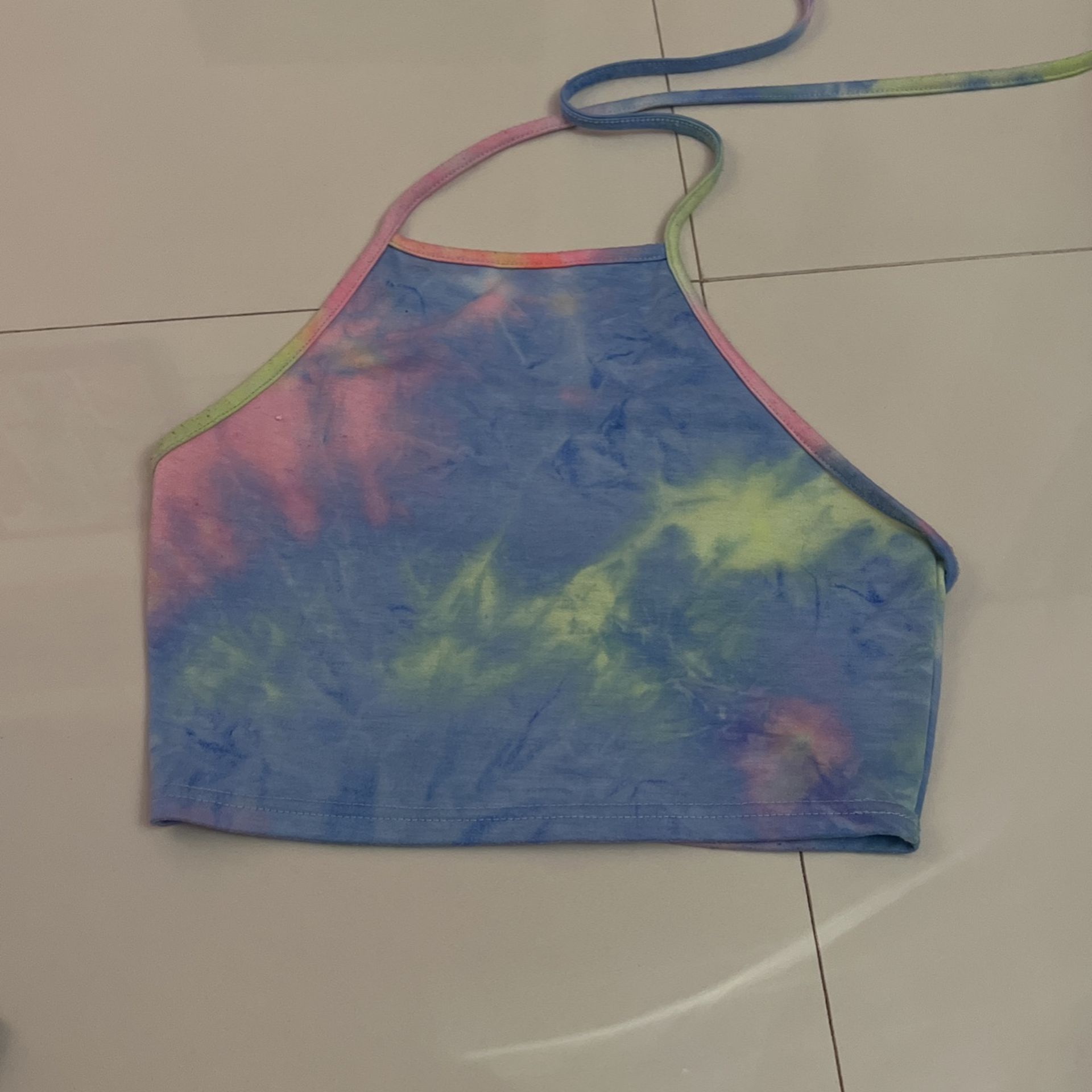 two tie Dye Halter Tops 