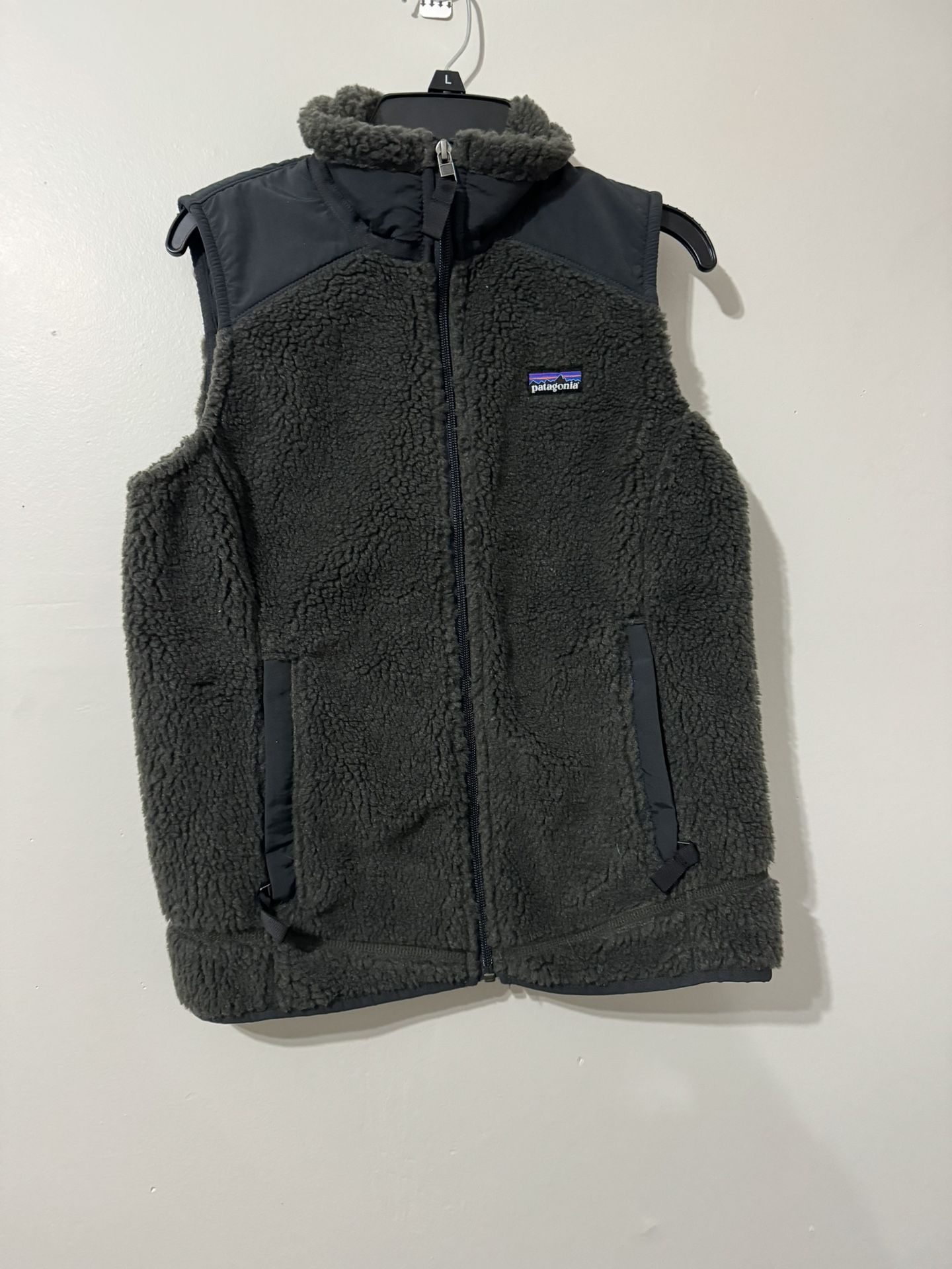 Patagonia Deep Pile Vest Dark Grey Women Size Small
