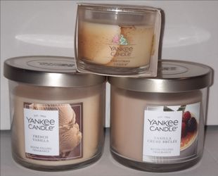(3) BRAND NEW Yankee Candles - Small & Mini Candles