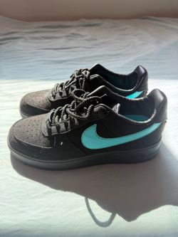 Nike x Tiffany Co Air Force 1 1837 DZ1382-001 Sneakers Black/Tiffany BlueSize6.5