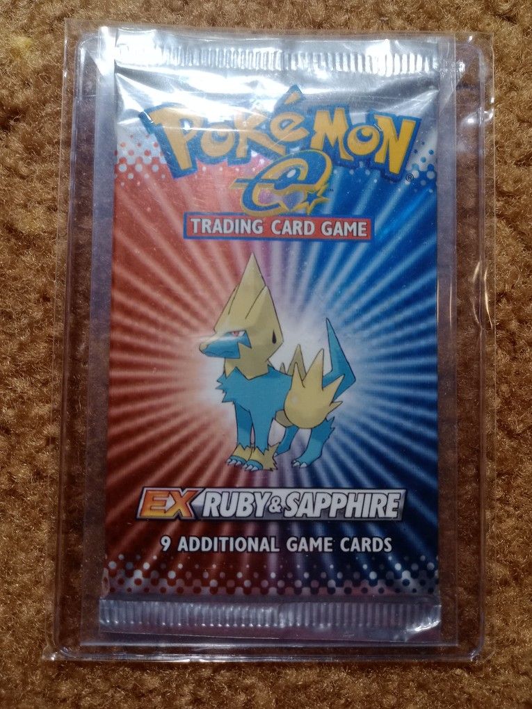 Pokemon EX Ruby & Sapphire Sealed Booster Pack