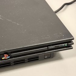 Sony PlayStation 2 PS2  Slim Console, 1 game & cords only. 