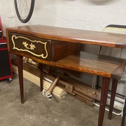 Antique Wooden Console Table 