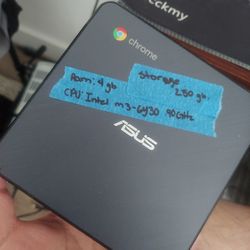 ASUS CHROMEBOX 3-N017U Mini PC with Intel Celeron, 4K UHD Graphics and Power Ove