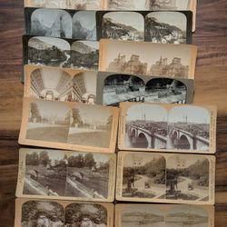 Step into the past with original stereoview cards, dating from the late 1800s to early 1900s.  Fascinating slice of Victorian and Edwardian life,