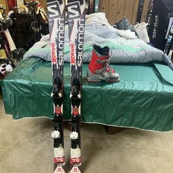 Salomon Ski Package With Boots And Bindings 