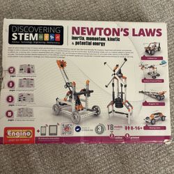 Engino- STEM Toys, Construction Toys for Kids 8 -16+, Newton's Laws STEM Kit