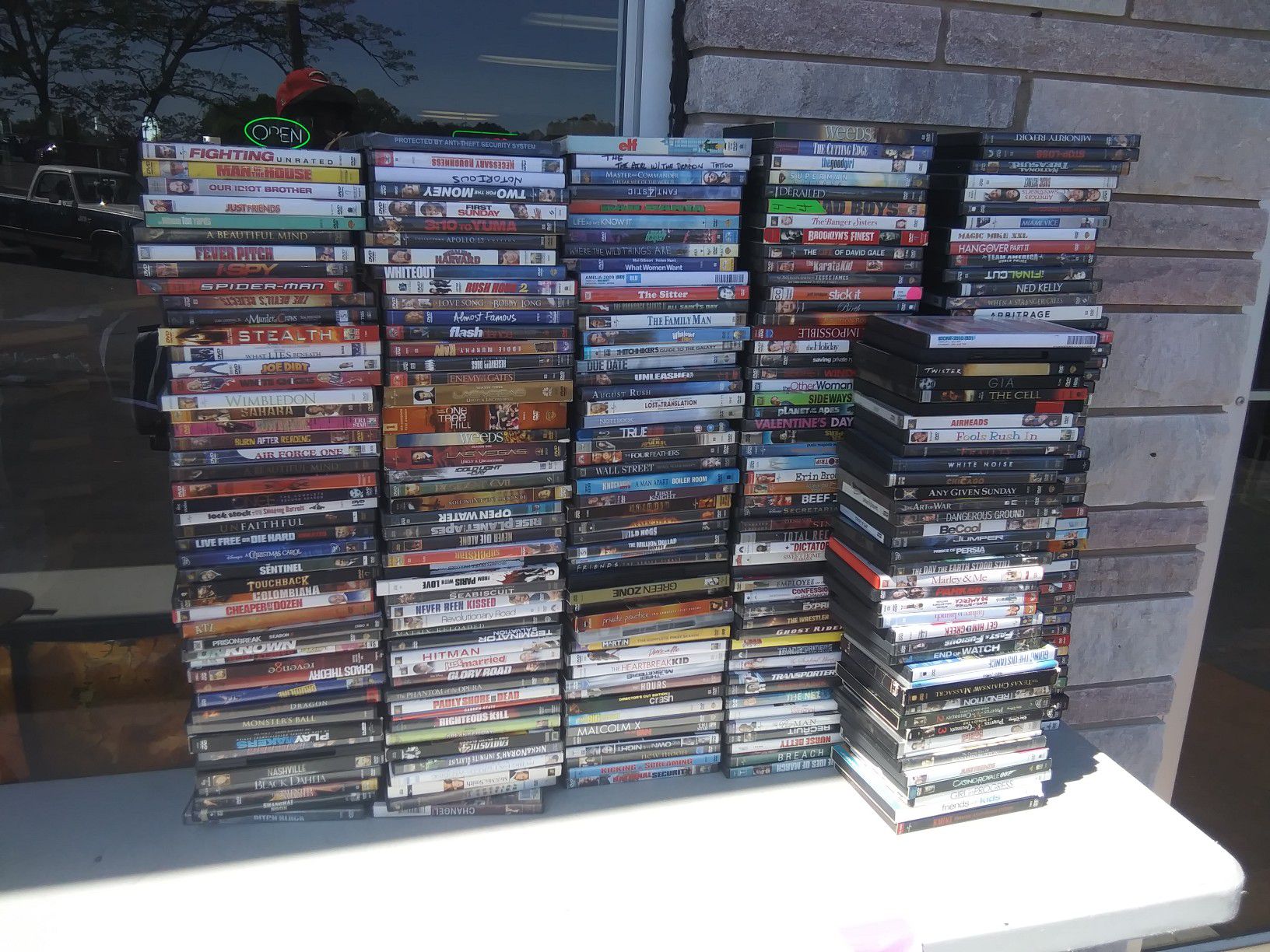 DVDs used