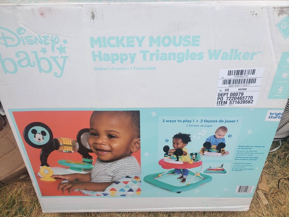 Disney Baby Mickey Mouse Baby Walker with Activity Station

