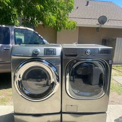 LG washer and Samsung electric dryer 