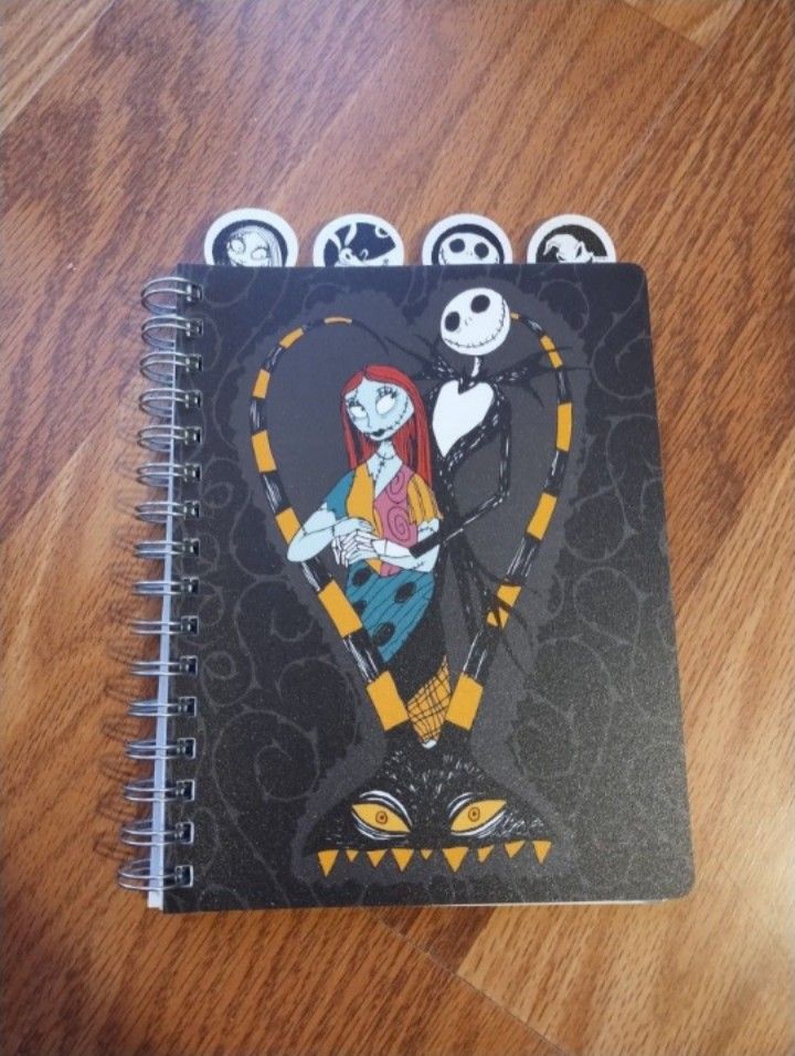 Nightmare Before Christmas Tabbed Notebook