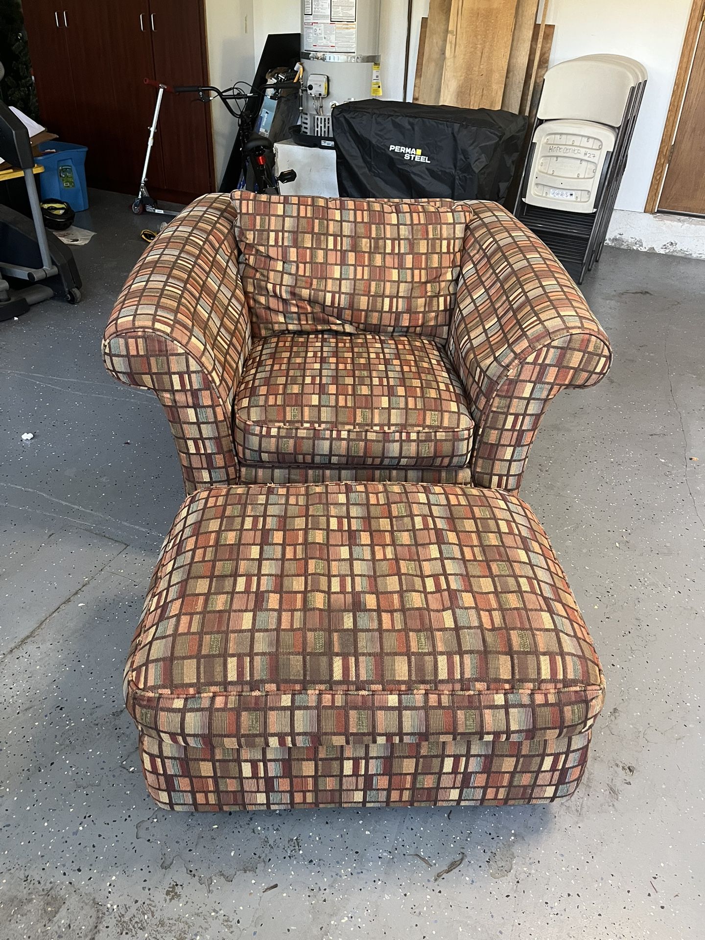 Chair And Ottoman Combo