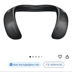 Bose Soundwear Wearable Speaker - Great Condition 