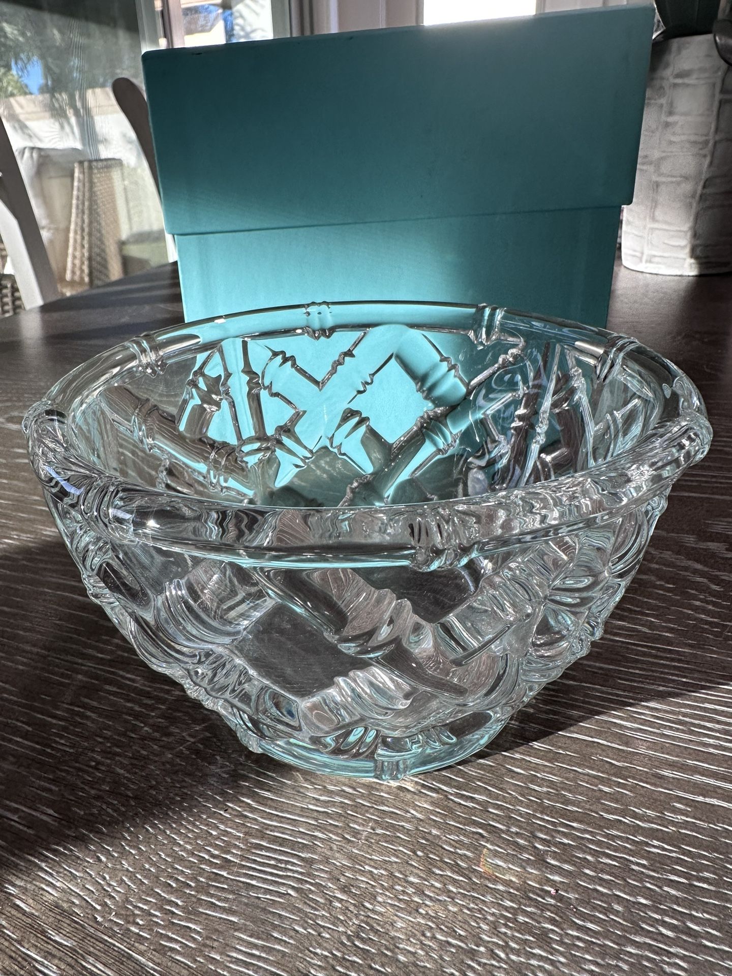 Tiffany Heavy Crystal Bowl Germany
