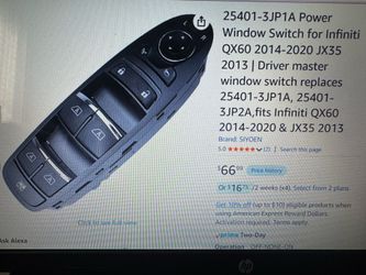 Power window switch for Infinity