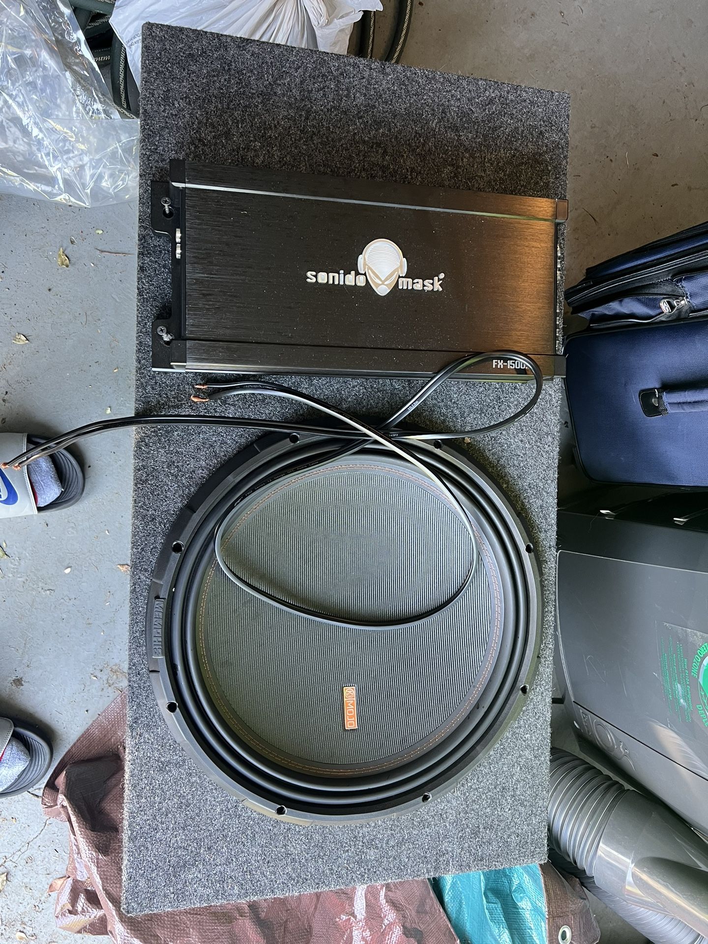 15” Subwoofer With Amp