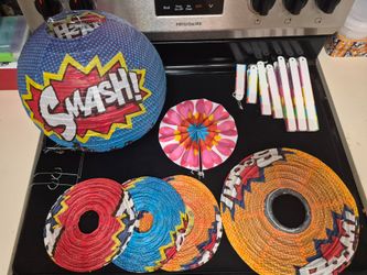 Comic Book Party Decoration Set