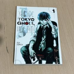 Tokyo Ghoul Manga Anime Book 1 In English Sui Ishida 9 Chapters New Condition!!