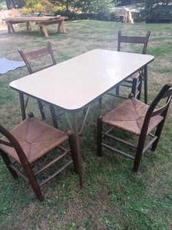 Table and 4 Chairs