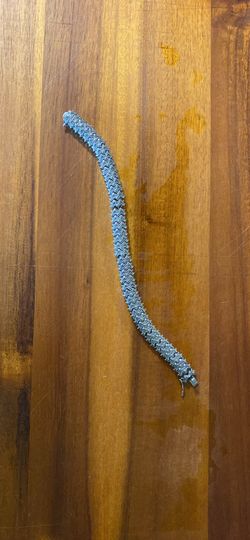 EFFY sterling silver diamond cut pavet bracelet