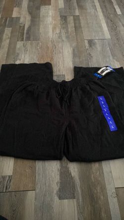 Black linen pants