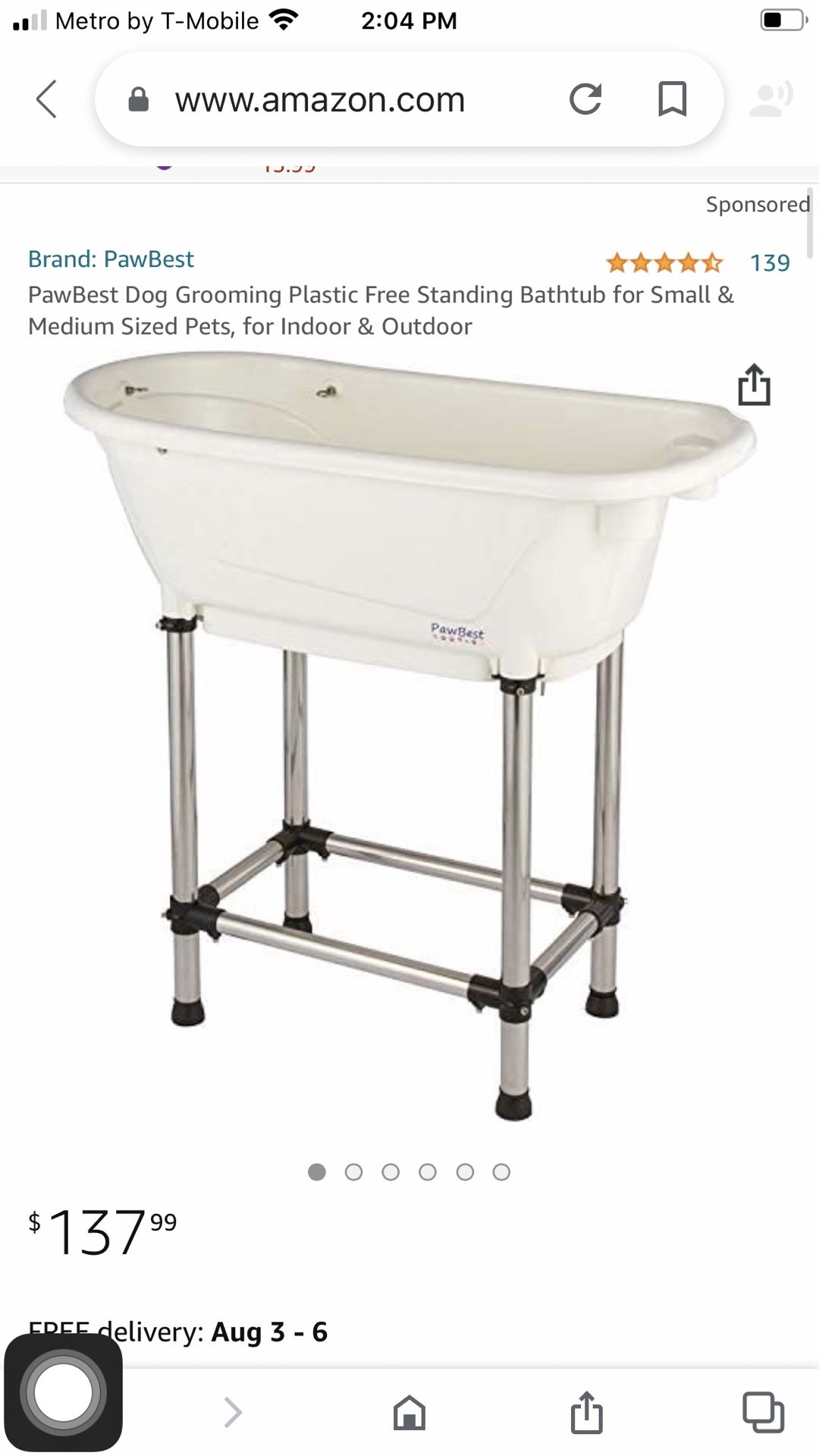 Dog Bathtub 