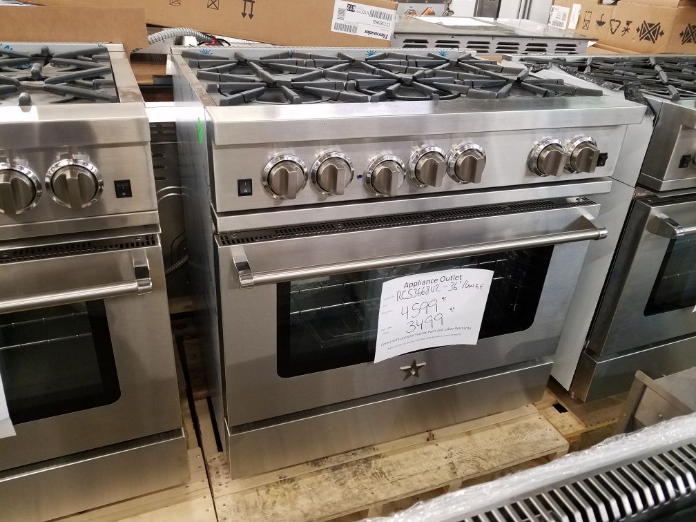 36" Bluestar range