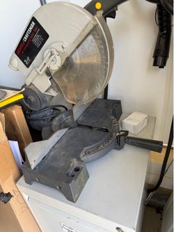 10” MITER SAW with 4 blades …. 3 HP Craftsman