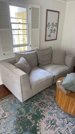 Living Spaces - Cisco Couch + Ottoman