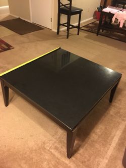 Solid marble coffee table