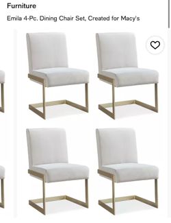 Emila 4-Pc. Dining Chair Set
