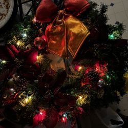 Light up Christmas Wreath