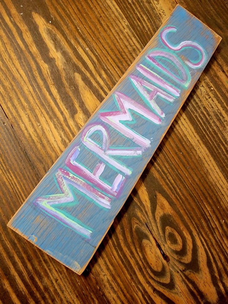 Handmade Nermaid SIGN