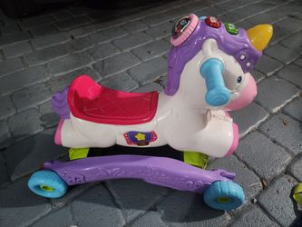VTech Prance & Rock Learning Unicorn Ride-On Toy