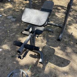 2 Piece Weight Bench No Weights Included 