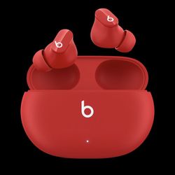 NEW - Beats Studio Buds - True Wireless Noise Cancelling Earphones - Beats Red