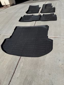 All weather car floor mats fit 2022 Hyundai Santa Fe