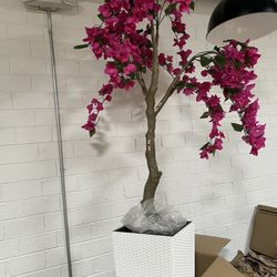 7 ft.Artificial Bougainvillea Flowers Tree 