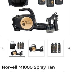 Norvell Professional Spray Tan Kit With Tent And Product 