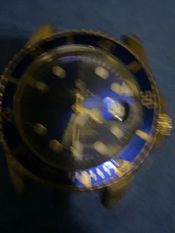 Gold-Tone Diver-Style Wristwatch Rolex