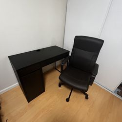 New work table with chair