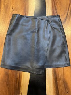 Blank NYC Leather Skirt