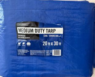 Everbilt 20x30ft Blue Medium Duty Tarp