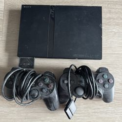 PS2 with games