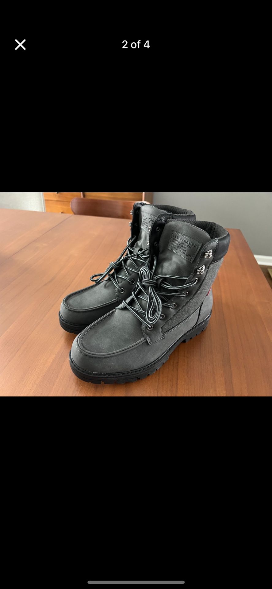 Levi's Mens Arizona Moc Neo Wool Rugged Casual Boot 8M