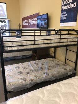 Bunk Bed with Mattresses