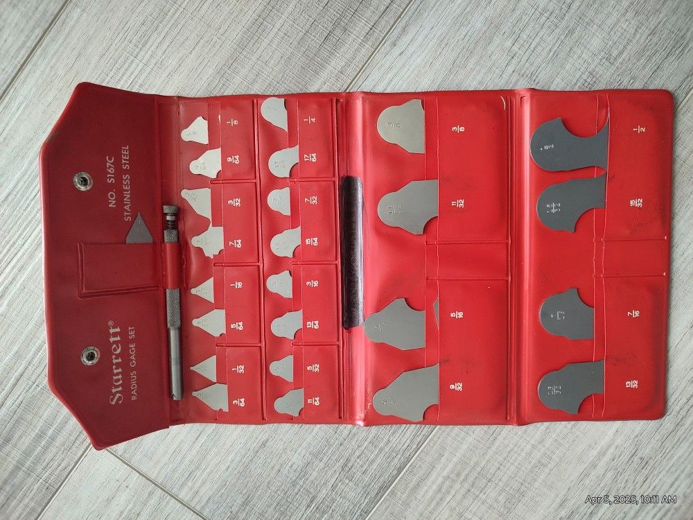 Radius Gage Set