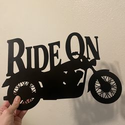 Motorcycle decor set